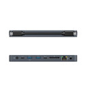 HyperDrive Next USB-C Hub, 10 ports, memory card reader, midnight blue