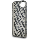 Case Karl Lagerfeld IML Repeat Logo for iPhone 16e silver