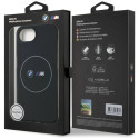 Case BMW IML Metal White Circle MagSafe for iPhone 16e black