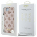 Case Guess Peony Script Logo MagSafe for iPhone 16e brown