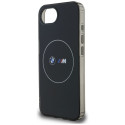 Case BMW IML Metal White Circle MagSafe for iPhone 16e black