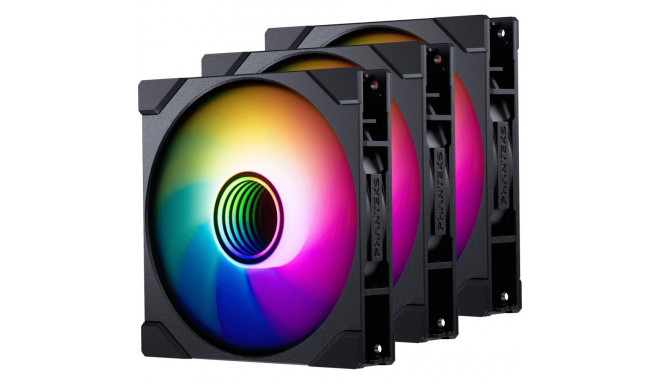 Phanteks M25G2-140 D-RGB vastupidise labaga ventilaator 3-pakk must (PH-F140M25R_G2_DBK01_3P)
