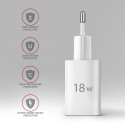 Axagon seinalaadija 1x port USB-A, QC3.0/AFC/FCP/Apple, 18W | ACU-QC18W