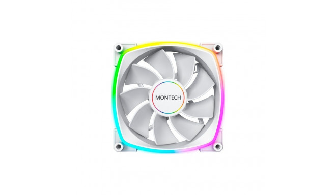 Montech Montech RX140 PWM ARGB Reverse ventilaator - 140 mm, valge