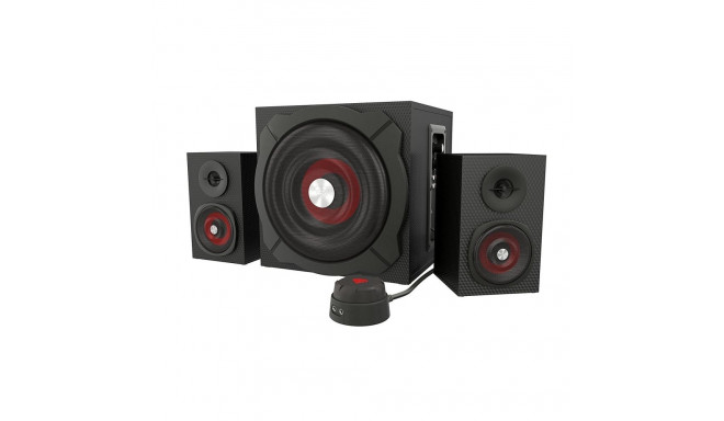 Genesis arvutikõlarid Helium 610BT juhtmega bluetooth-ühendusega, punane/must