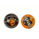 Piłka Miękka 7 cm Średnicy Czarna Pomarańczowa