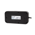 98-234# Przedłużacz sieciowy ps-330s 3-gniazda 4xusb 1xusb-c 3m czarny 3x1mm