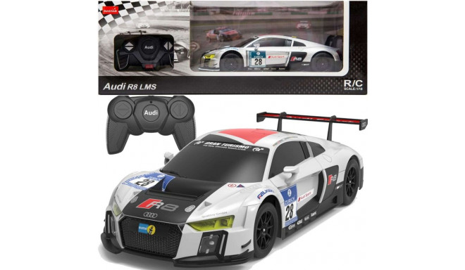 Auto R/C 1:24 Zdalnie Sterowane Sportowe AUDI R8 LMS Białe