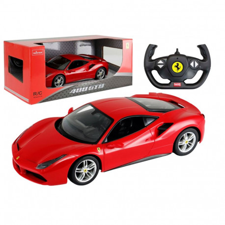 Auto Samochód Zdalnie Sterowany RC Ferrari 488 GTB Pilot Czerwone 1:14