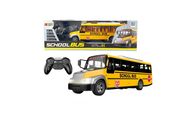 zdaljuhitav RC koolibuss tuled kollane