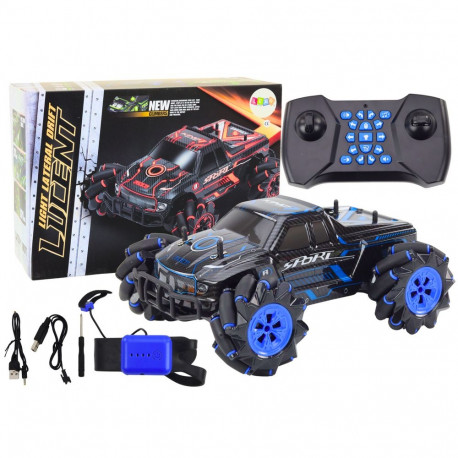 Auto Terenowe Zdalnie Sterowane RC Drift Jazda na Skos Niebieski