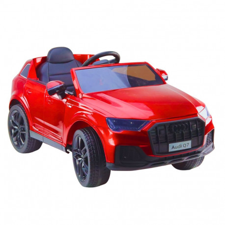 audi q7 punane lakitud akuga auto