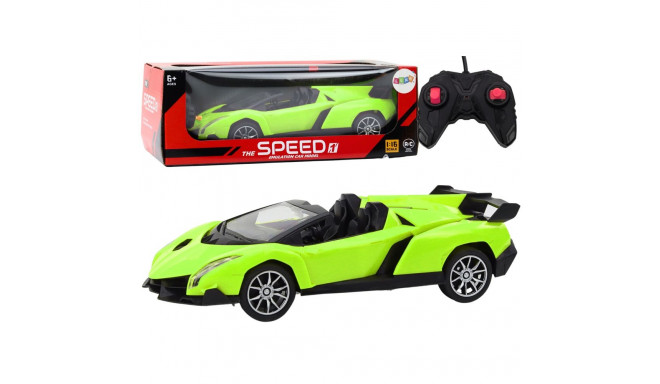 zdaljuhitav RC 1:18 roheline sportauto