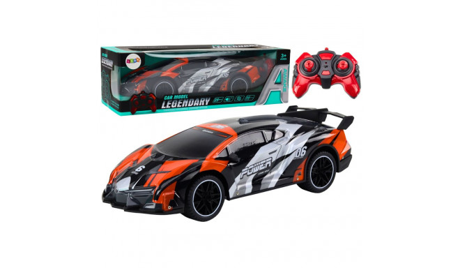 zdaljuhitav RC auto 1:10 oranž kiirus 25 km/h