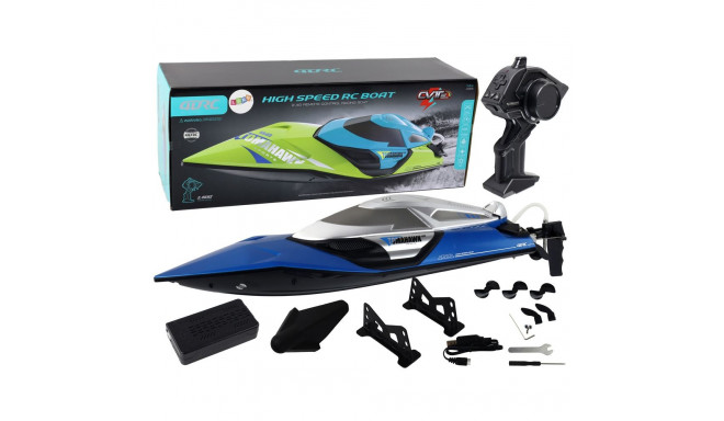 Motorówka R/C 2,4G tuled 30 km/h sinine