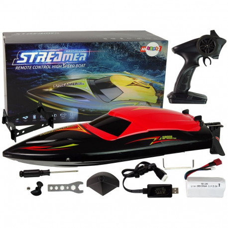 Motorówka R/C 2,4G Czerwona 35 KM/H