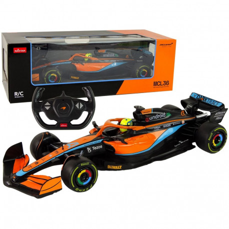 Rastar kaugjuhitav võidusõiduauto McLaren F1 RC 1:12, oranž