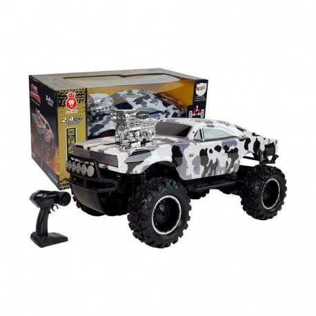 Auto Terenowe Zdalnie Sterowane 2.4G 4x4 Biało-Czarne Moro