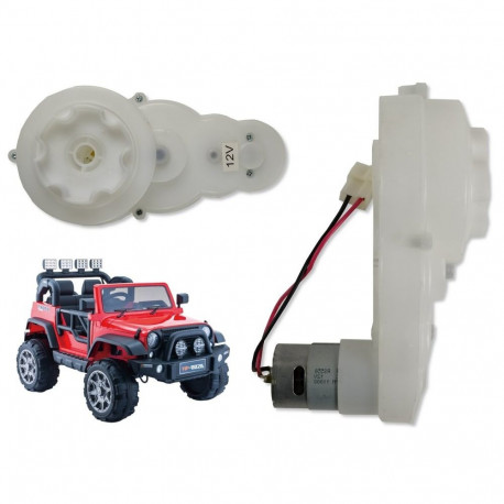 mootor + reduktor 12V 11000RPM sõidukile HP012
