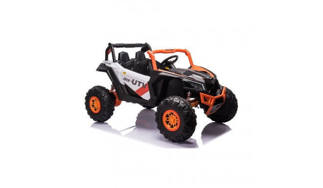 auto akuga buggy UTV-MX oranž-valge
