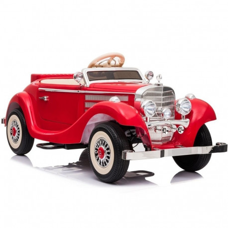 Mercedes Benz elektriauto 540K klassikaline premium LED MP3, punane