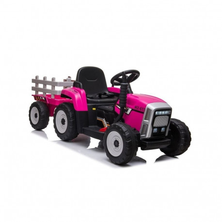 Traktor akuga haagisega XMX611 roosa