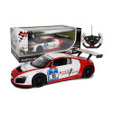 Auto R/C Audi R8 LMS Rastar 1:14 Biało-Czerwone
