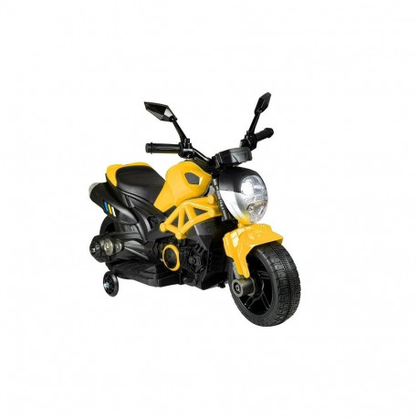 Laste akumootorratas GTM1188 LED-tulega, kollane