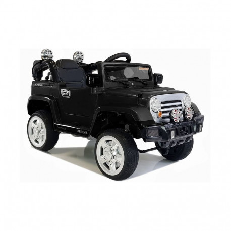 Auto na Akumulator Jeep JJ245 Dla Dzieci Światła LED MP3 Pilot Czarny