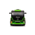 Auto Na Akumulator Mercedes + Naczepa XMX622B Zielony LCD