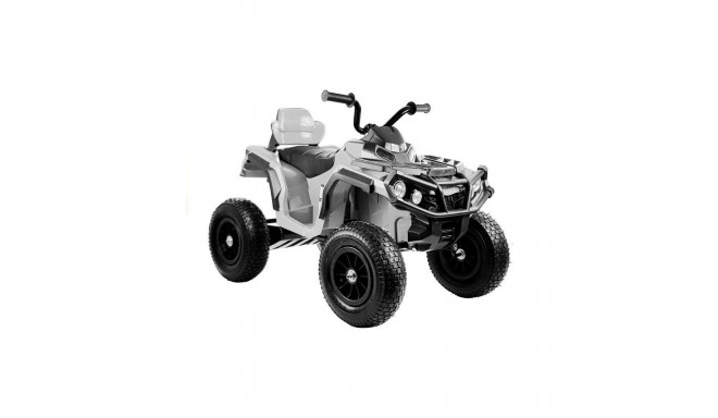 Laste elektriline ATV BDM0906 õhkkummid LED-tuled MP3, valge