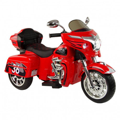Motor akuga kolmerattaline Goldwing punane