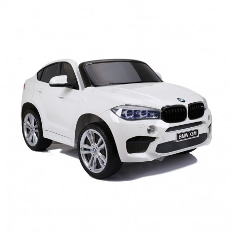 BMW elektriauto X6M LED-tuled MP3 kaugjuhtimispult, valge
