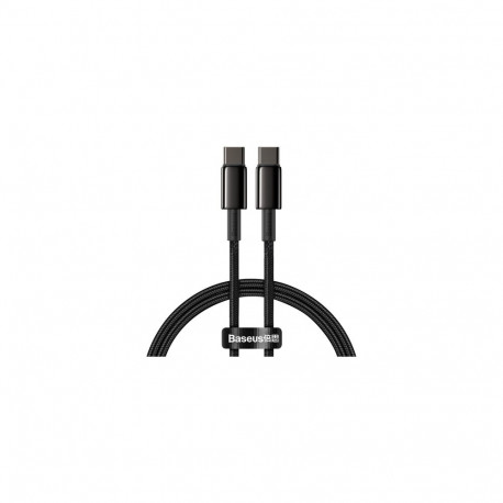 Baseus Tungsten Gold Type-C to Type-C 100W, 1m Black