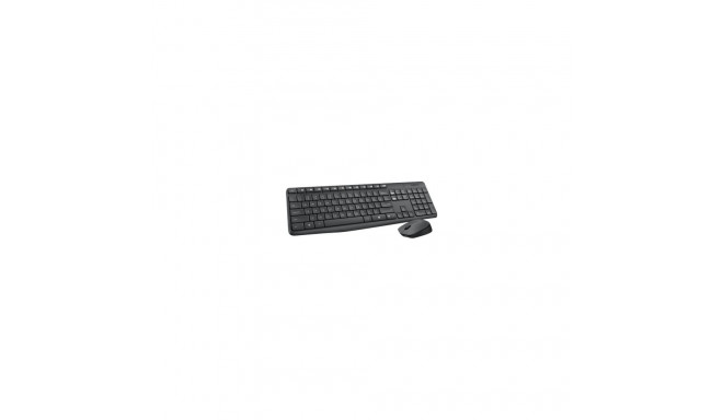 LOGITECH MK235 wireless Keyboard + Mouse Combo Grey - (US)