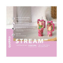 Quokka Stream - Kubek termiczny ze stali nierdzewnej 1200 ml ze słomką (Matcha)