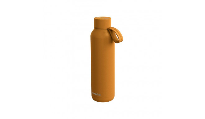 Quokka Solid With Strap - Butelka termiczna ze stali nierdzewnej 630 ml z paskiem (Mustard)