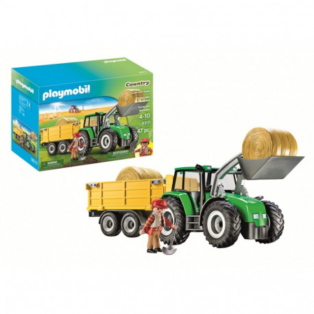 Figures set Country 9317 Tractor with Trailer