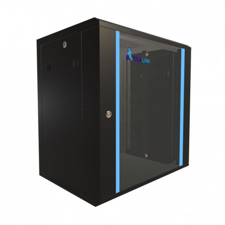 ExtraLink serverikapp Rack 12U 600x450, must/klaasuks