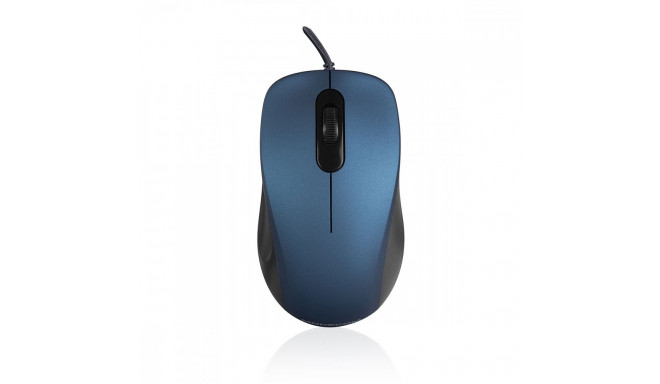 M10S Wired optical mouse Silent blue