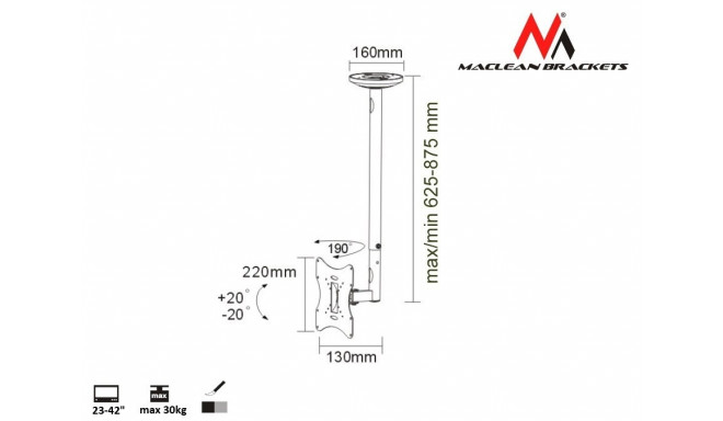 MC-504S LCD Bracket