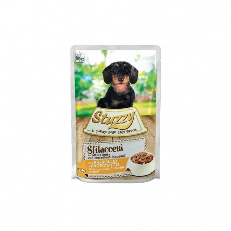 Wet Dog Food - Stuzzy Sfilaccetti Chicken with Ham 100g