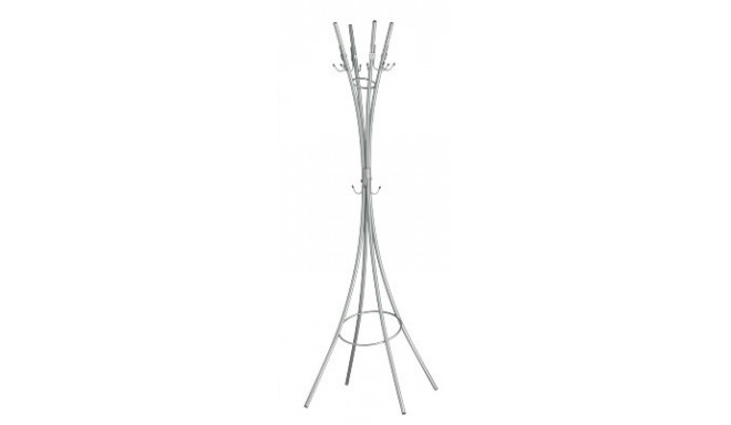 Riidenagi LIIVAKELL LK-MT, K-183cm, aluse laius 50x50cm; 6 paari konkse/ metallik hõbe