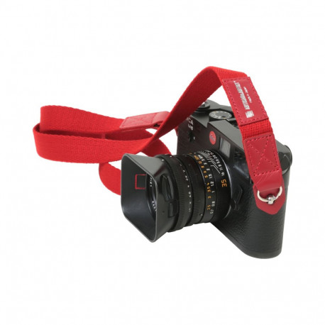 Artisan & Artist kaamerarihm ACAM-102AA kitsas tekstiilist rõngaskinnitusega, punane