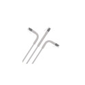 Intellinet 745116 networking cable Grey 0.3 m Cat6a F/FTP (FFTP)