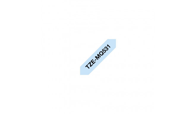 Brother TZEMQ531 label-making tape Black on blue TZe