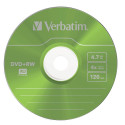 DVD-toorik Verbatim DVD+RW 4X, 4.7GB Colour 5tk