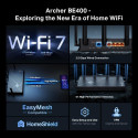 Wireless Router|TP-LINK|Wireless Router|6500 Mbps|Wi-Fi 7|3x10/100/1000M|1x2.5GbE|LAN \ WAN ports 1|