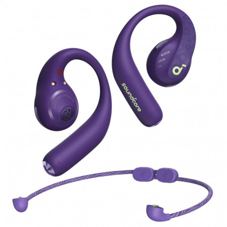 "ANKER Soundcore AeroFit Pro purple Bluetooth Open-Ear Sport Kopfhrer LDAC Spatial Audio IP55 14 Stu