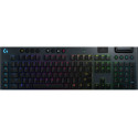 "Logitech G915 LIGHTSPEED Wireless RGB Mechanical Gaming Keyboard - GL Tactile - CARBON - DEU - CENT